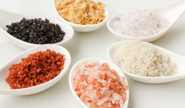 Các loại muối được sử dụng ngày nay